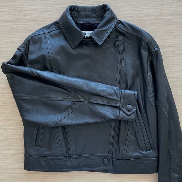 IRO Alkal Cropped Leather Jacket - Picture 10 of 11